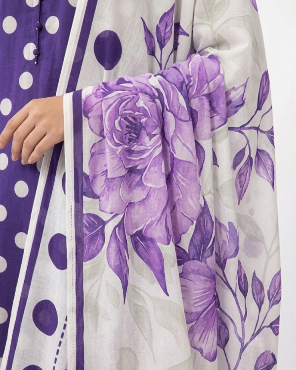 3 piece Printed Lawn (unstitched)