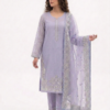 3-piece Embroidered & Embellished (Unstitched)