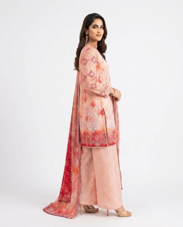 3-piece Embroidered Lawn Suit (unstitched)