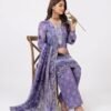 3-piece Embroidered Lawn Suit (unstitched)