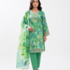 Digital Lawn 3 Piece Suit(unstitched)