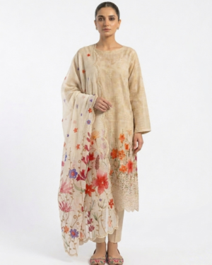 3 Piece Lawn Suit (Unstitched)