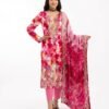 Luxury Floral Digital Print 3-Piece Unstitched Suit