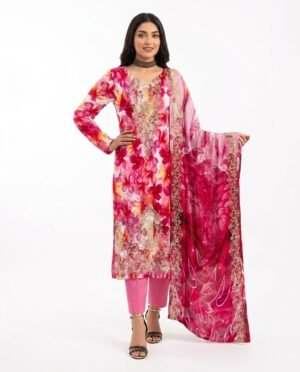 IMG_2471 Luxury Floral Digital Print 3-Piece Unstitched Suit