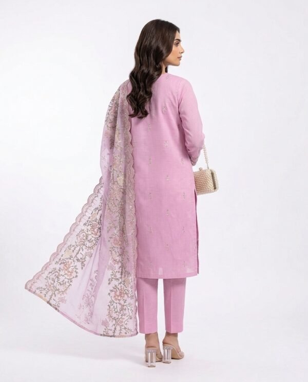 Embroidered Lawn 3-Piece Suit (Unstitched)